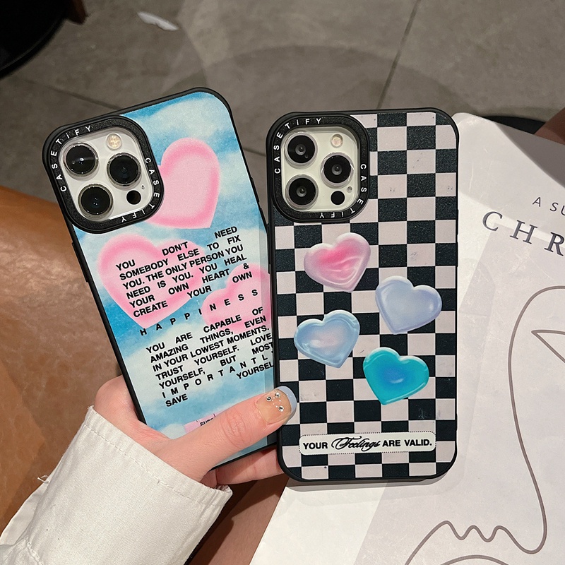 Ốp Điện Thoại TPU Silicone Mềm In Hình Aespa KARINA Check Love Cho iPhone X XS XR 11 12 13 14 Plus Pro Max