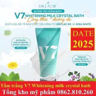 Tắm trắng khô V7 Lamer Dr Lacir chính hãng, bột bò, whitening milk crystal bath