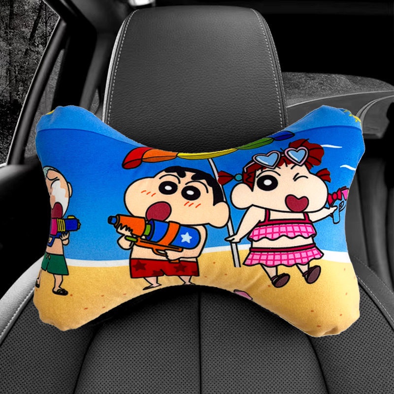 Cặp Gối Tựa Đầu Họa Tiết Hoạt Hình Doraemon Dễ Thương Trang Trí Nội Thất Xe Hơi