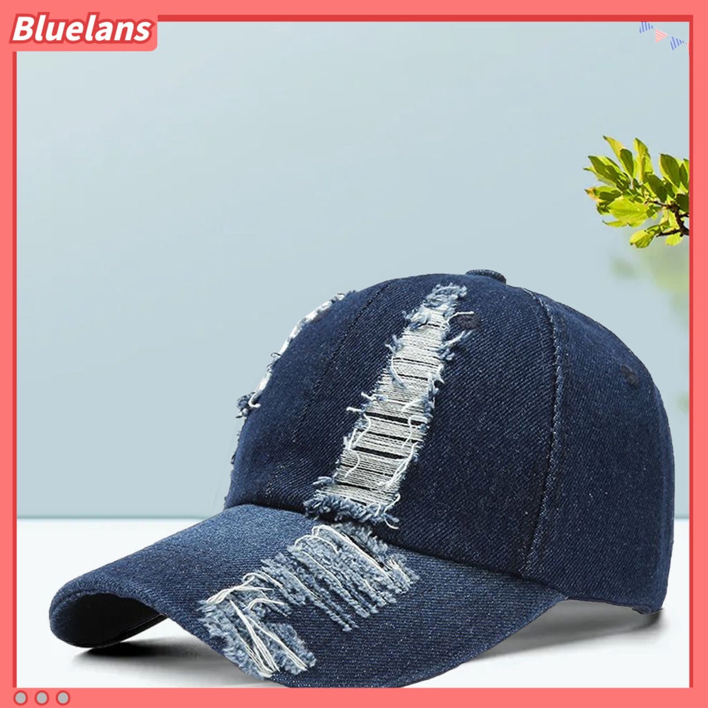 Mũ Lưỡi Trai Denim Màu Sắc Cá Tính Cho Nam Nữ