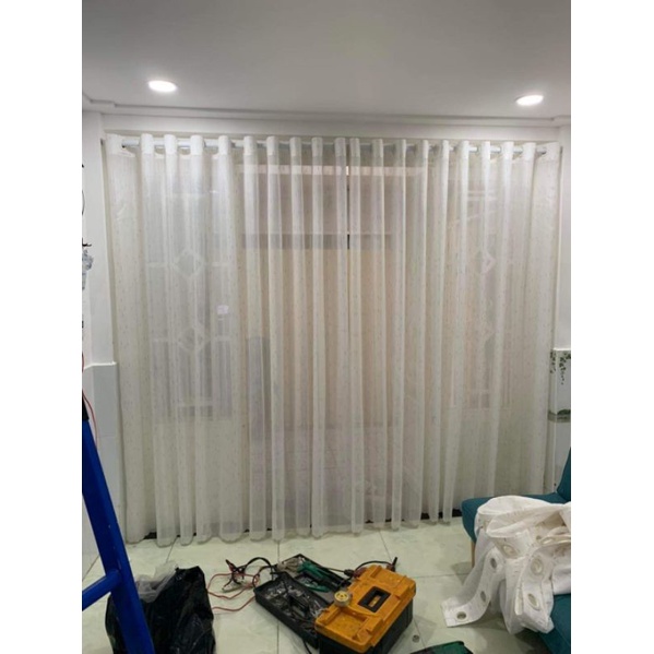 Rèm voan trắng voan trang trí  giá rẻ
