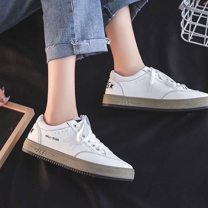One more shoes Giày Thể Thao Đế Bằng Phong Cách Hàn Quốc Mới Cho Nữ