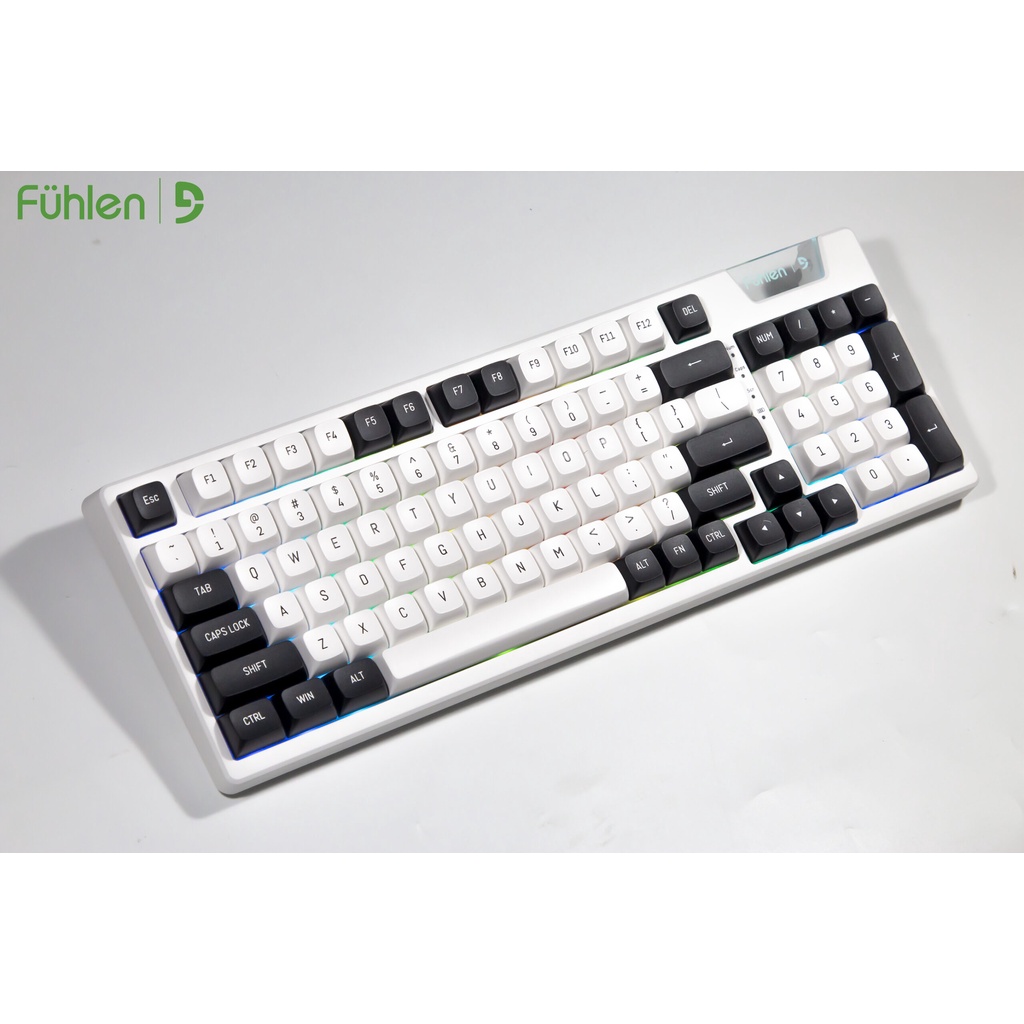 Bàn phím cơ Fuhlen H95S RGB - Gasket Mount / 3 mode/ Hotswap 5 pin / 3000mah - Hàng chính hãng BH 12TH