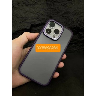 Iphone 14 pro / 14 pro max _ ốp lưng nhám likgus u pro shield viền màu chống bám vân tay bảo vệ camera