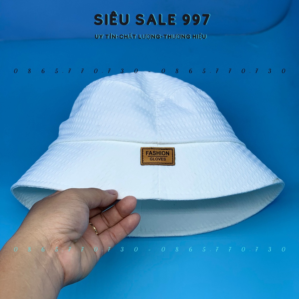 NÓN VÀNH CỤP THÊU LOGO DA CHẤT VẢI MỀM HỌA TIẾT TỔ ONG 4 MÀU CAO CẤP