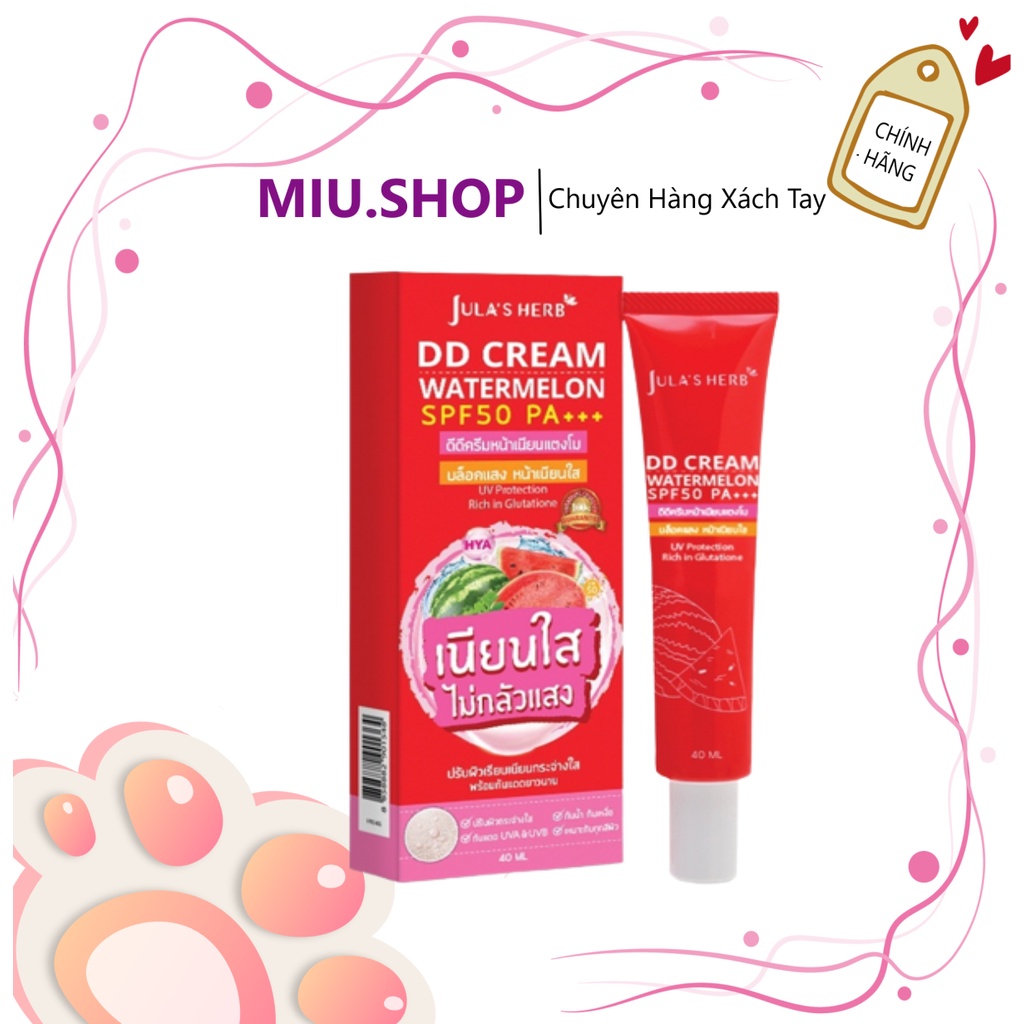 Kem chống nắng da mặt dưa hấu Jula’s Herb DD Cream Watermelon SPF 50 PA+++