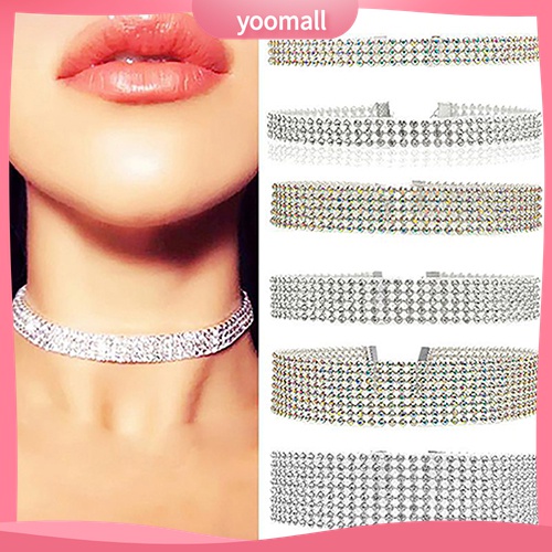 Vòng Cổ Choker Đính Đá Sang Trọng Thời Trang Cho Nữ