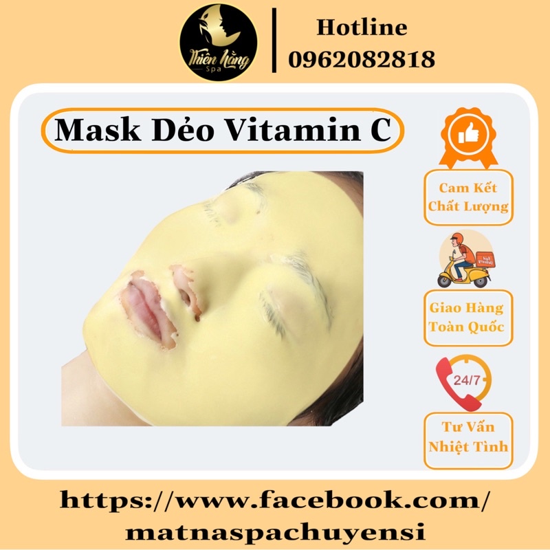 1KG MẶT NẠ DẺO VITAMIN C ( Loại 1) Dùng Cho Spa - TMV