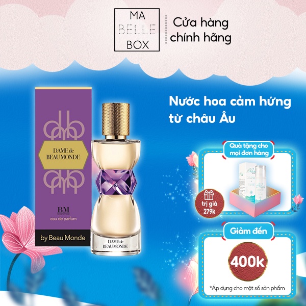 Nước hoa nữ lưu hương 6-8h chính hãng Dame de Beau Monde by BM 25ml