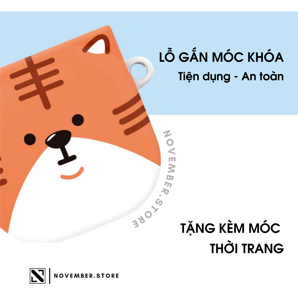 Ốp case cho Galaxy Buds2 Pro / Buds 2 / Buds Pro / Buds Live / Buds FE - BST Thú Cưng - Tặng kèm móc