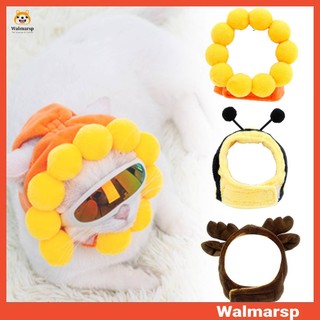 Mũ cotton mềm mại họa tiết hoạt hình cho thú cưng