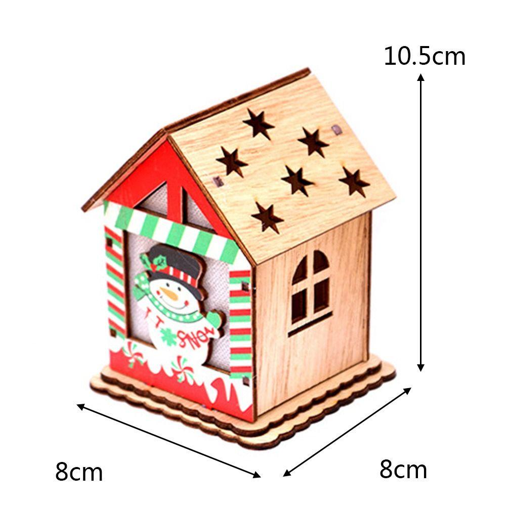 Đồ Chơi Lắp Ráp Thủ Công DIY Hình Ngôi Nhà Giáng Sinh Giáo Dục Sớm Cho Bé