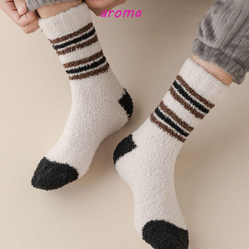Đôi Vớ Cotton Dày Mềm Mại Thoáng Khí Thoải Mái Cho Nam