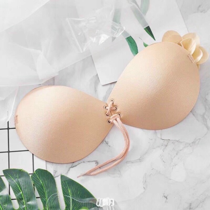 Miếng Dán Ngực Dây Rút Cài Trước - Áo Ngực Dán Nâng Ngực Bàn Tay Nâng Đẩy Ngực Tạo Khe Siêu Dính Loại 1 Top 1