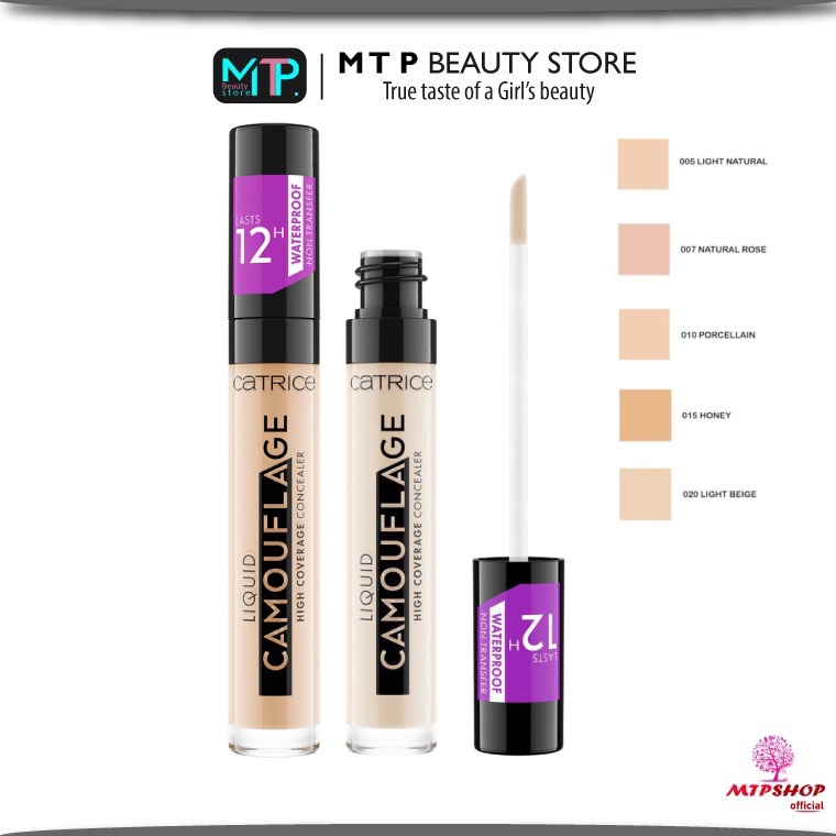 KEM CHE KHUYẾT ĐIỂM CATRICE LIQUID CAMOUFLAGE HIGH COVERAGE CONCEALER
