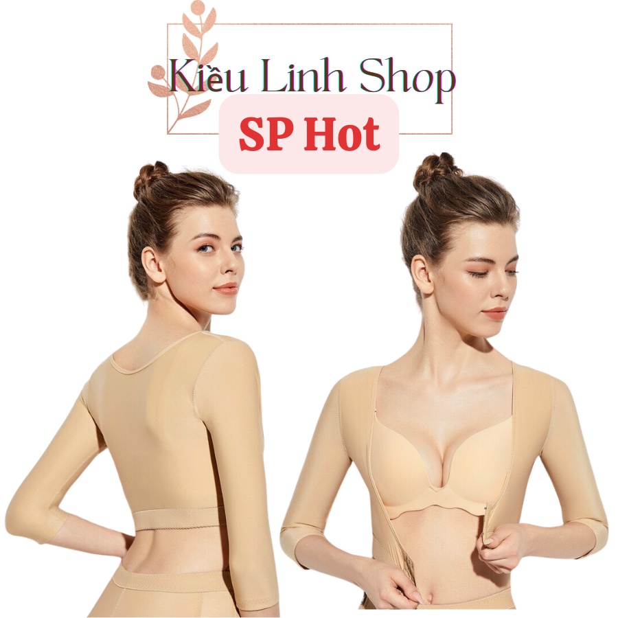 Áo Gen Tay Định Hình Bắp Tay Lưng Vai Nách Hỗ Trợ Nâng Ngực Sau Phẫu Thuật