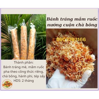 [10 cây] BÁNH TRÁNG MẮM RUỐC CUỘN CHÀ BÔNG