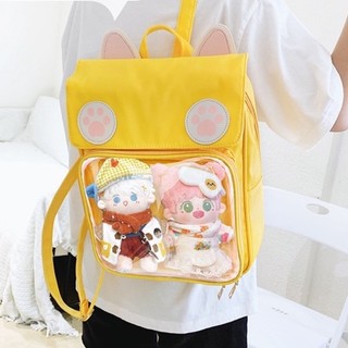 Itabag - Balo/Túi đeo chéo đựng doll trong suốt