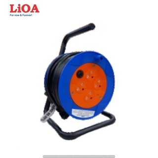 Ổ cắm Rulo LIOA QN15-2-15A ( 15m dây ) đa năng quay tay ( Bảo vệ quá tải bằng CB )