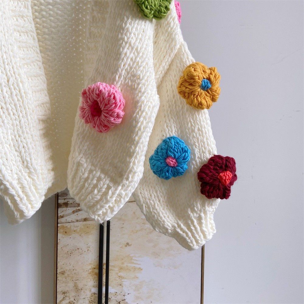 K Áo Sweater Dệt Kim Ba Chiều Phong Cách Mới Mùa Thu Đông Dễ Phối Đồ La