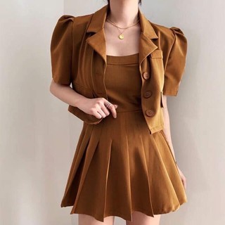 Set Đầm Dây Ly Kèm Khoát Bigsize