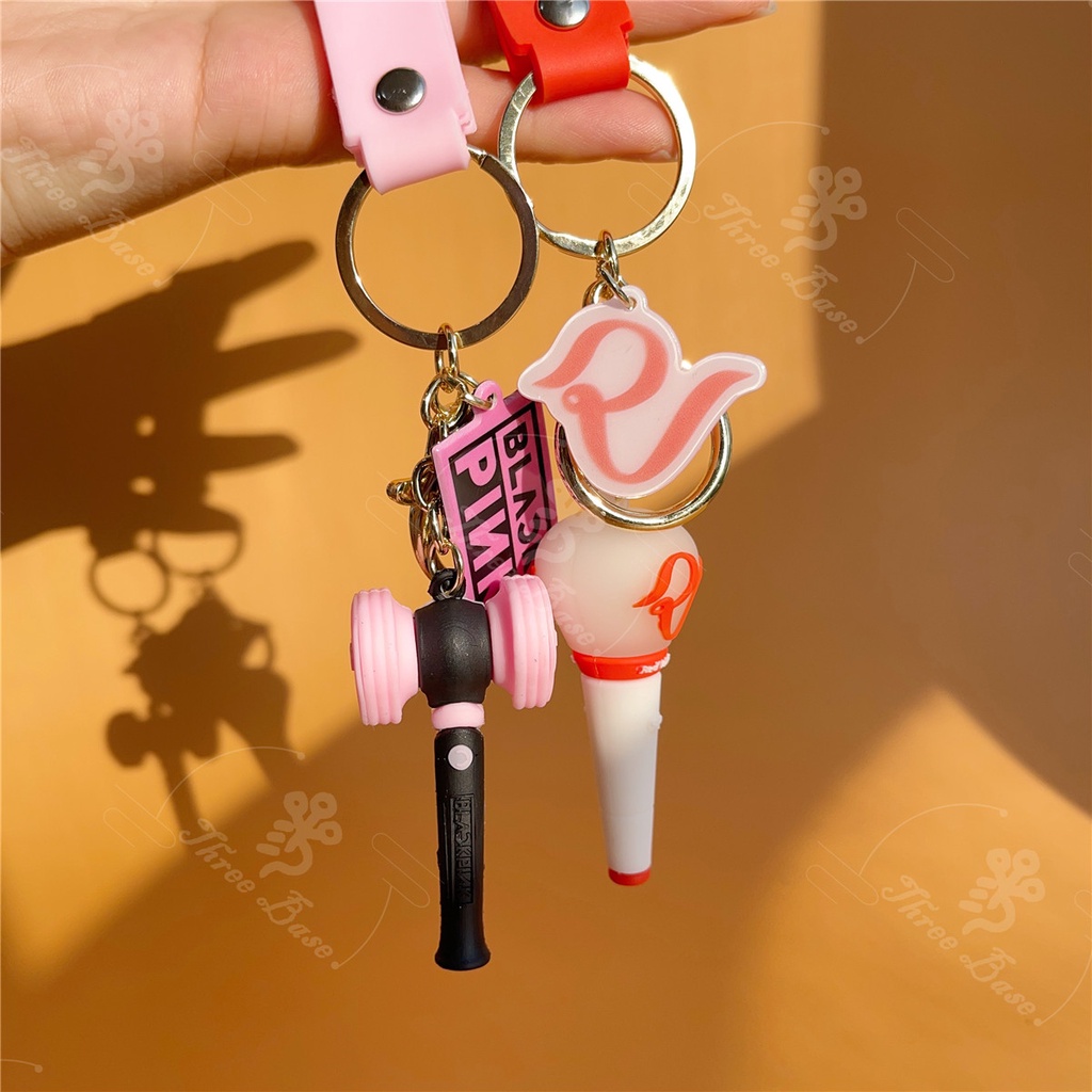 Móc Khóa Gậy Phát Sáng Phong Cách Nhóm Nhạc KPOP BTSS ARMY bomb TXT E Eunhypen STRAYKIDS TREASURE ASTRO EXO GOT7 NCT Nháy Twice Velvet  I-DLE
