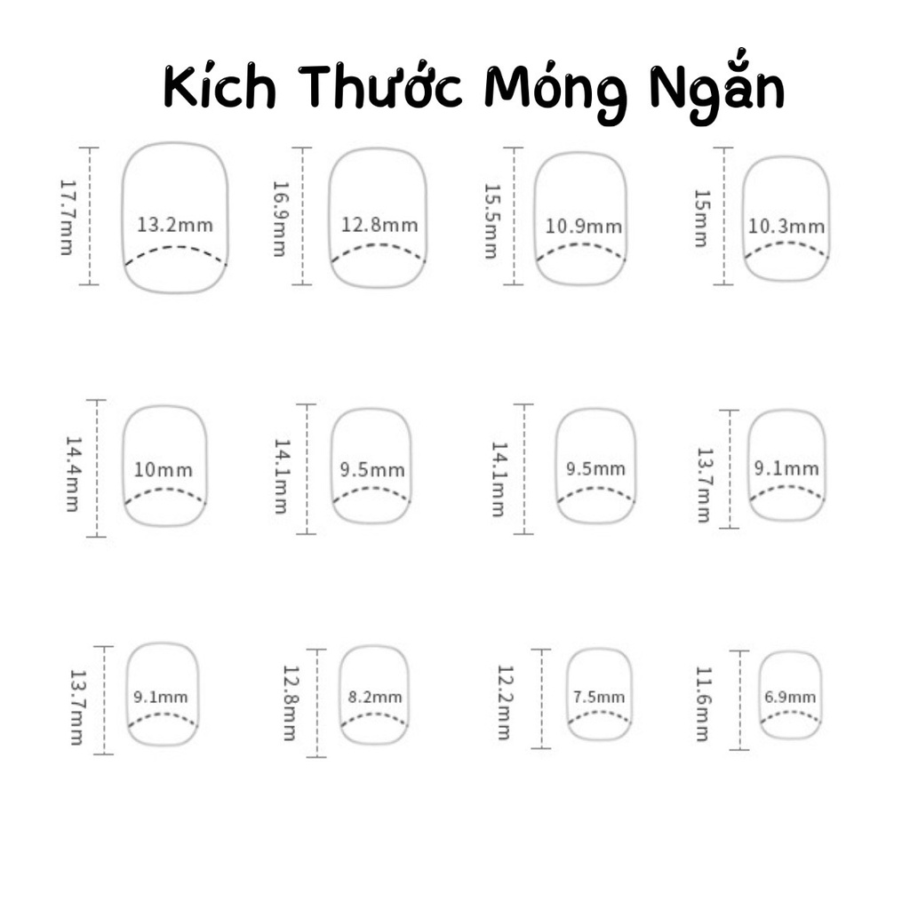 [Hàng Tết] Set 24 Móng Tay Giả Tặng Kèm Keo Đính Đá Kiểu Dáng Sang Trọng, Bắt Mắt Mã VIP AnPhong Store.