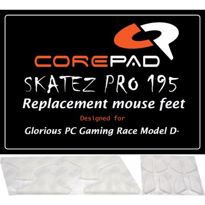 2 Bộ Feet chuột PTFE Corepad Skatez PRO Glorious Model D - Hàng Chính Hãng