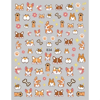 Sticker trang tri nail mã jo