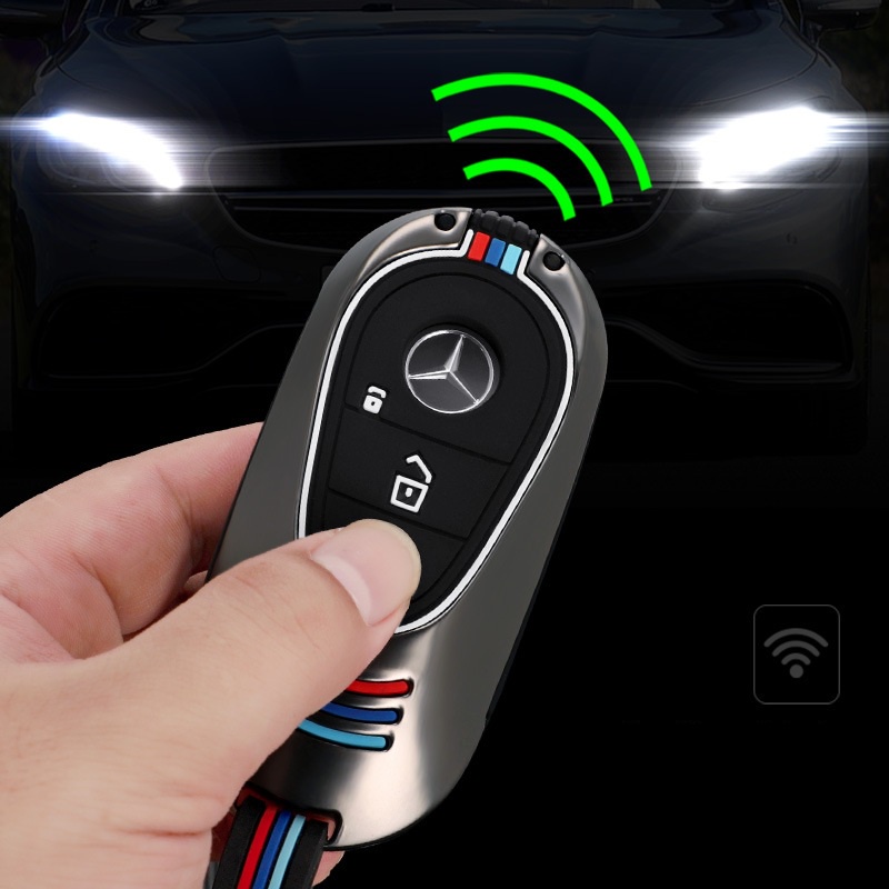 Ốp Chìa Khóa Xe Mercedes-Benz s-class s400l s450l  s500l W223 2022 mới c200l c260l Hợp Kim Kẽm