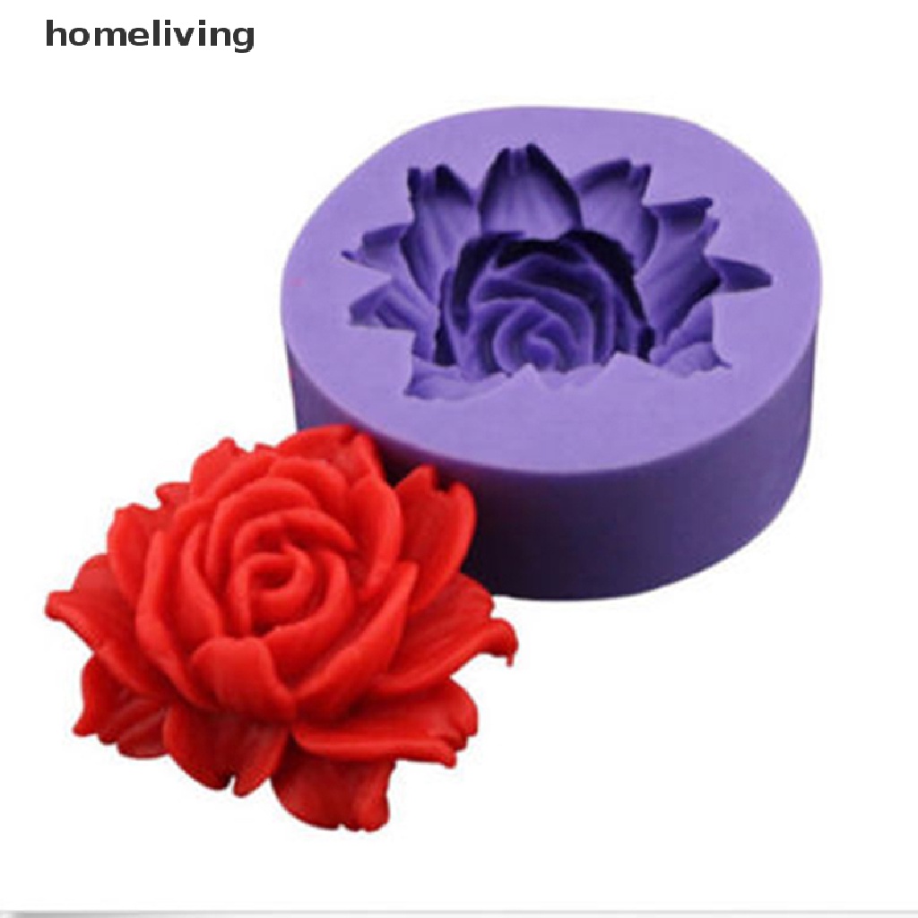 Khuôn Silicone Tạo Hình Hoa Hồng 3D Trang Trí Bánh DIY