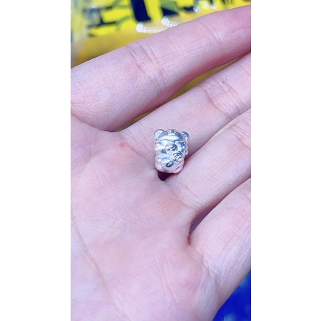Charm con giáp Hổ bạc s999,Con giáp tuổi Hổ bạc hàng nhập khẩu Minh Tâm Jewelry