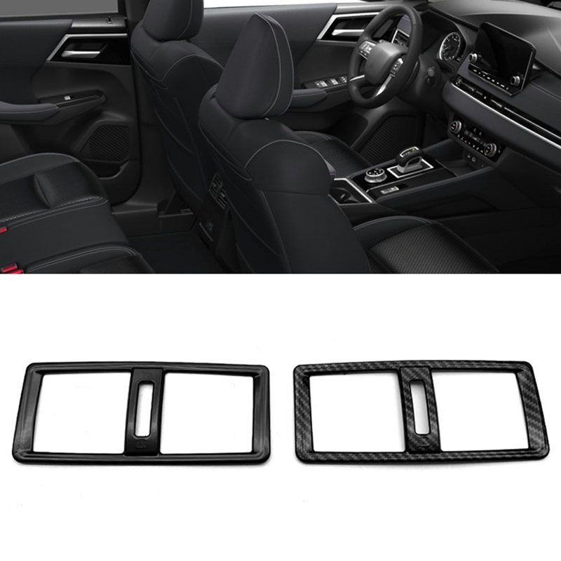 Miếng Dán Trang Trí Khung Điều Hòa Xe Hơi Màu Đen Cho Mitsubishi Outlander 2022