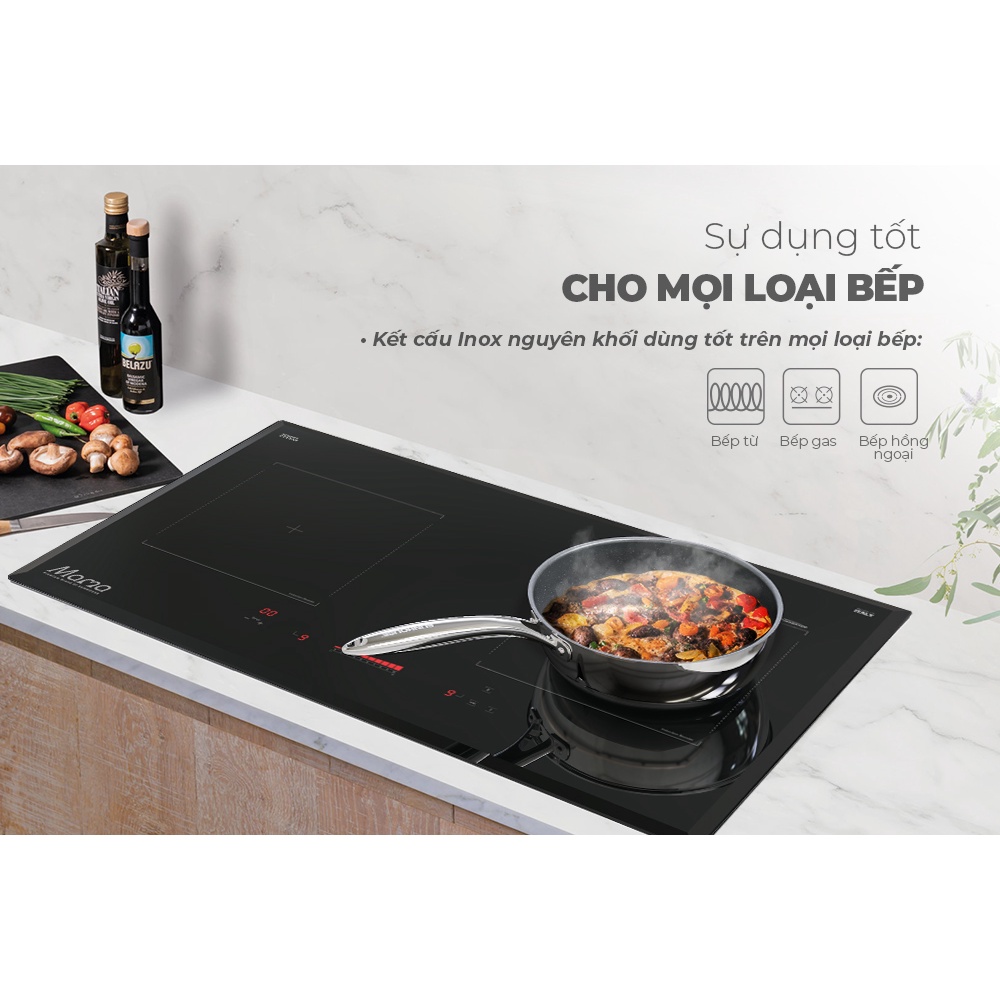 Chảo inox nguyên khối Sunhouse Mama Desire DExxM