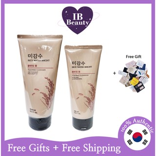 Sữa rửa mặt THE FACE SHOP tạo bọt làm sạch sáng da nước gạo