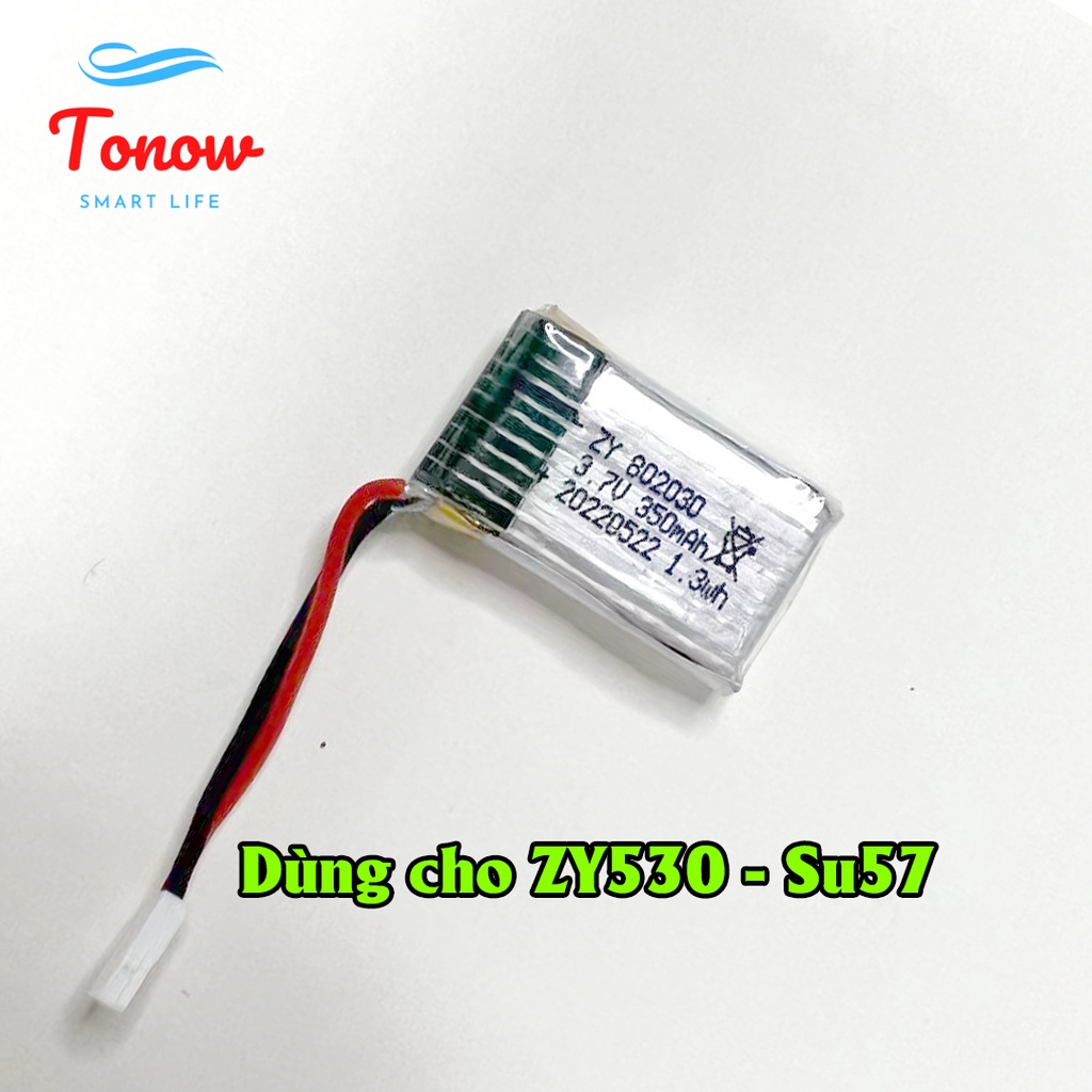 Pin 3.7V 350mAh Dùng Cho Máy Bay Điều khiển ZY530 - Su57