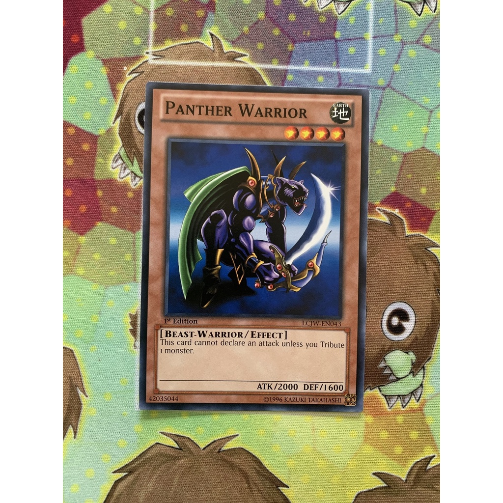 Thẻ Bài Yugioh Monster Panther Warrior - LCJW-EN043 - Common