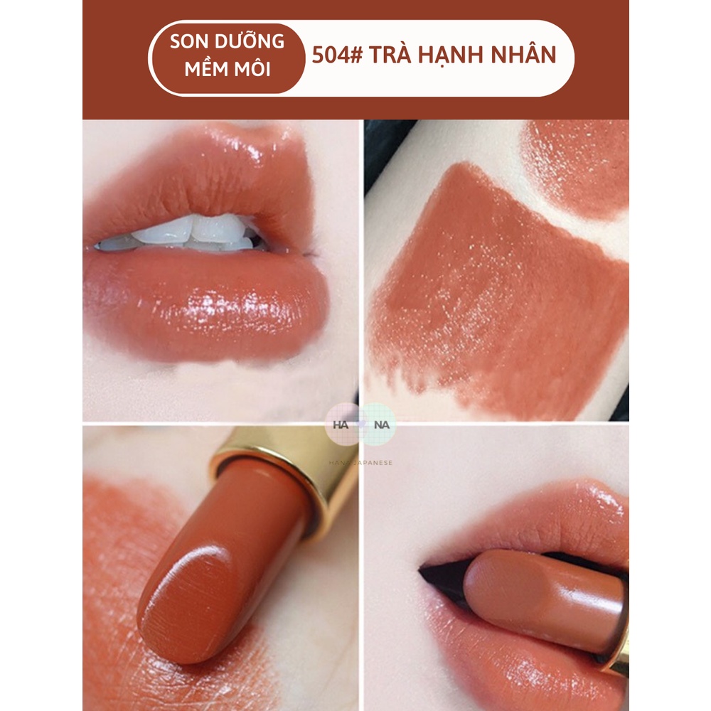 (Bill Nhật) Son Cezanne Lasting Lip Gloss Dưỡng Mềm Môi Nhật 4 Màu 101,401,105,504