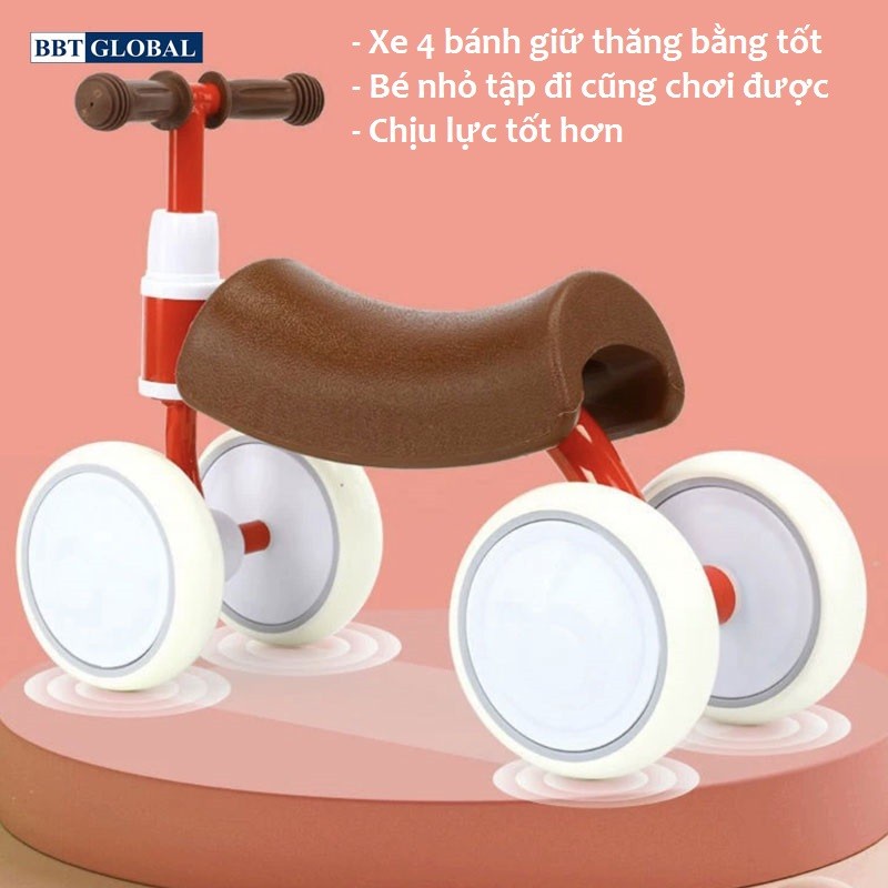 Xe chòi chân cho bé 1 tuổi Q518 BBT Global, Xe chòi chân thăng bằng cho bé, bảo hành 6 tháng toàn quốc