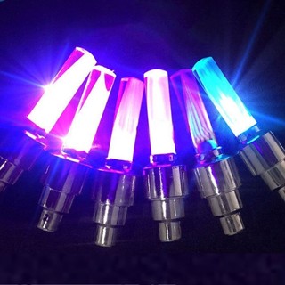 Đèn LED gắn van xe đạp - xe máy nháy 7 màu cực đẹp