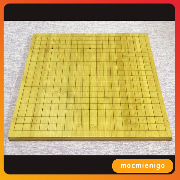 Bàn cờ vây caro gỗ tre bề dày 2cm có 2 mặt 19x19 và 13x13 (Tặng tập ghi kifu)