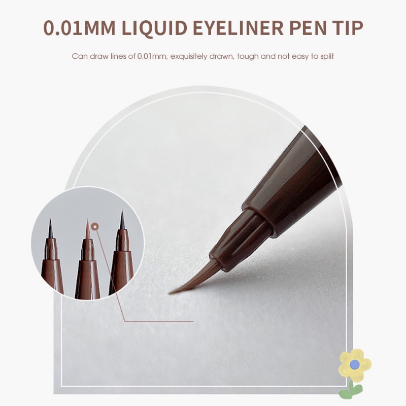 Bút Kẻ Mắt 2 Trong 1 Khô Nhanh Chống Nước Chống Mồ Hôi Lâu Trôi Không Nhòe