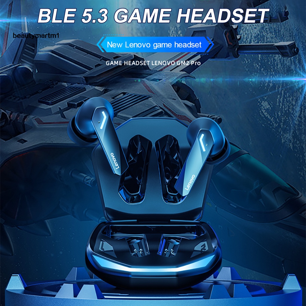 Tai Nghe Chơi Game Không Dây Beautymartm1 Lenovo GM2 Pro Bluetooth 5.3 Giảm Tiếng Ồn Hai Chế Độ