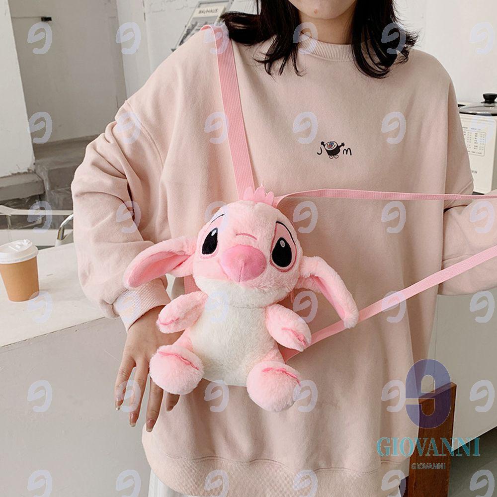 Ba Lô Hình Stitch Nhồi Bông Dễ Thương Sức Chứa Lớn Cho Bé Gái