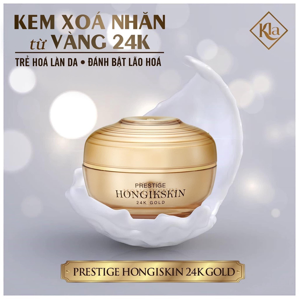 KEM VÀNG HONGIKSKIN 24K GOLD MEMORY CREAM HÀN SIZE 80GR
