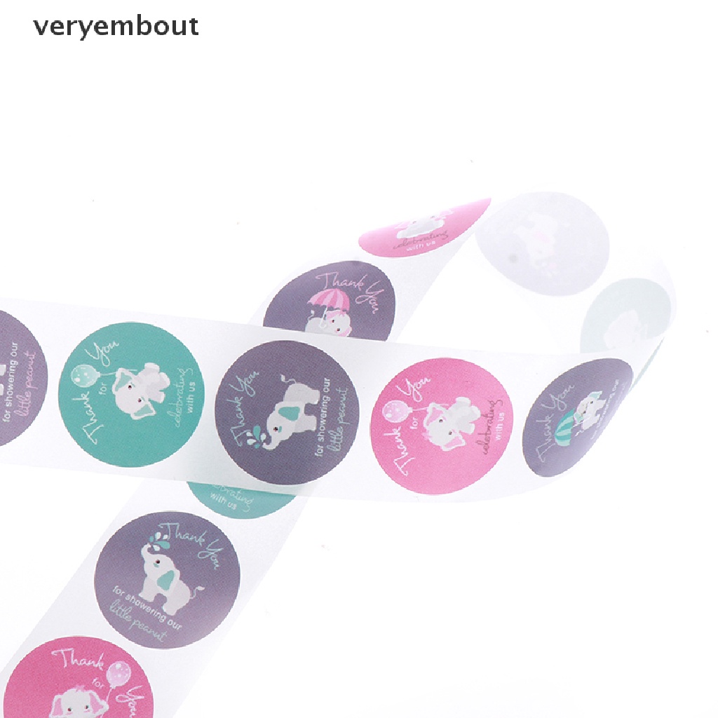 1 Cuộn 500 Miếng Dán Hình Động Vật Đục Lỗ Dễ Thương Cho Bé