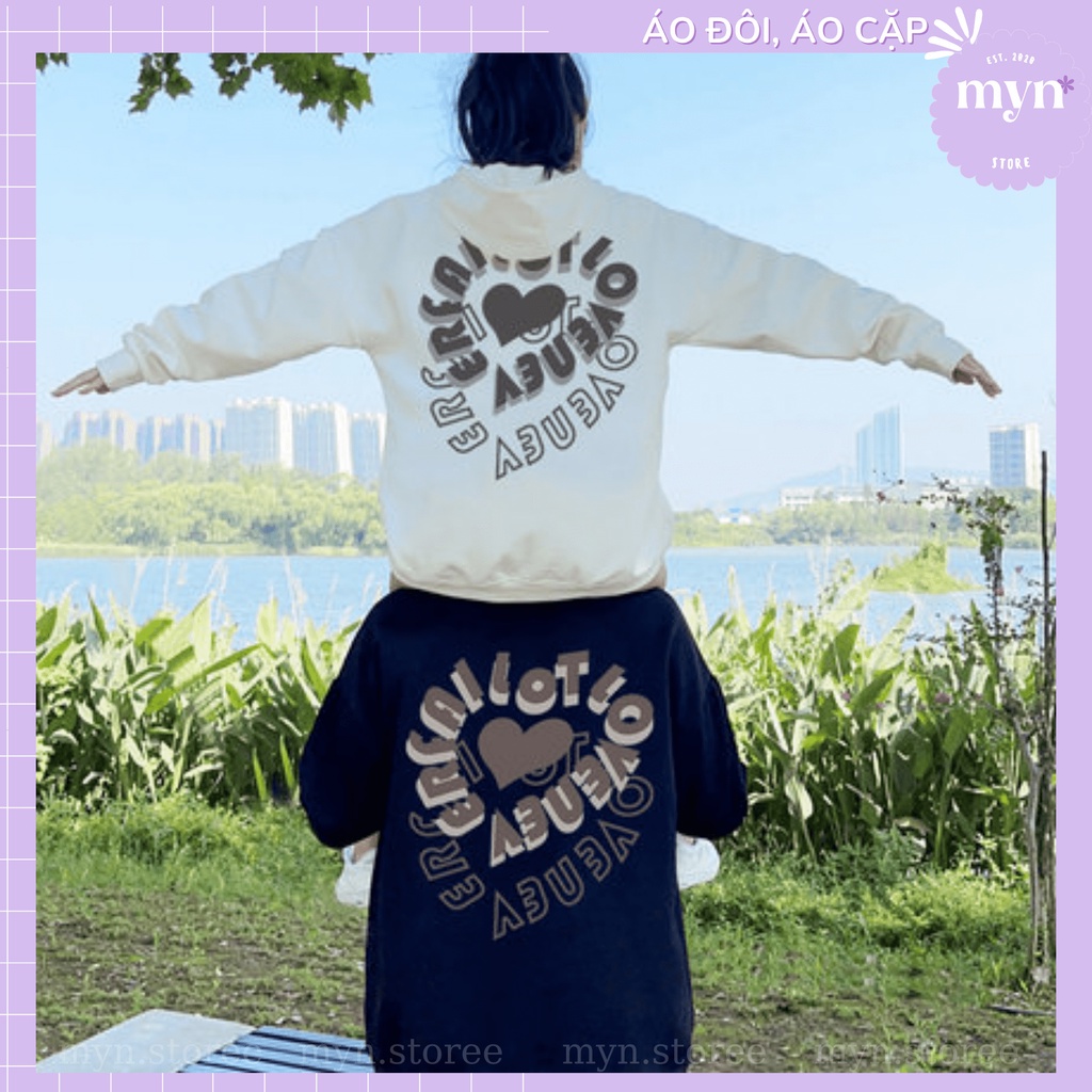 Áo Hoodie Nỉ Cặp Đôi Nam Nữ,  Áo Hoodie Đôi Unisex Chất Liệu Nỉ Bông Cao Cấp Phong Cách Trẻ Trung Năng Động