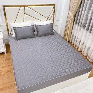 Ga chun trần phi lụa kèm 2 vỏ gối nằm