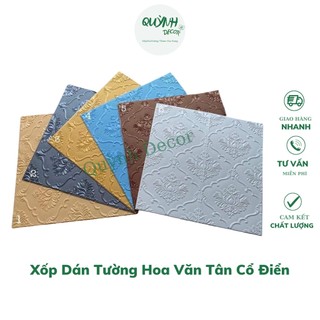 XỐP DÁN TƯỜNG - TÂN CỔ CAO CẤP LOẠI 1 - KHỔ LỚN 70 x 70 Cm