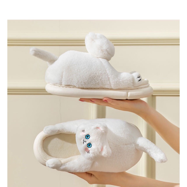 Dép bông đi trong nhà mèo con